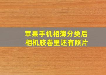 苹果手机相簿分类后 相机胶卷里还有照片